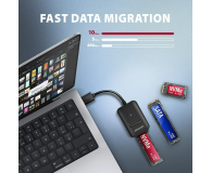 Axagon ADM2-AM USB-A 10Gbps - M.2 NVMe & SATA SSD adapter - 1485416 - zdjęcie 5